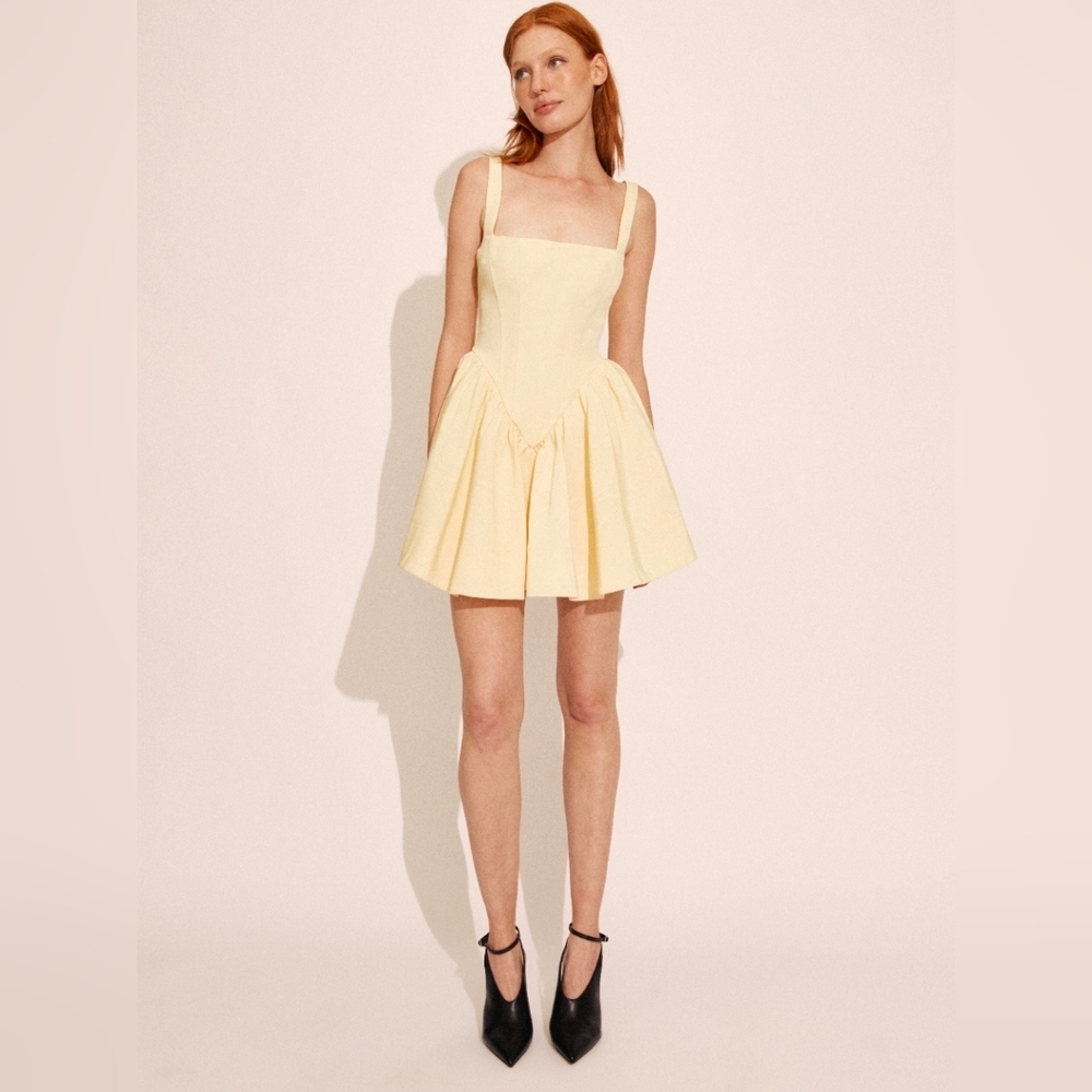 NWT | Bardot Larson Corset Fit And Flare Mini Dress | Medium | Wedding Guest